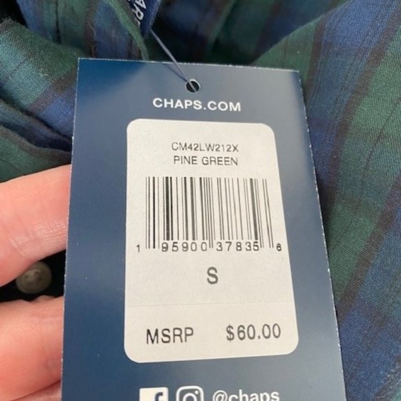 NWT Chaps Button Down Shirt - Picture 3 of 5